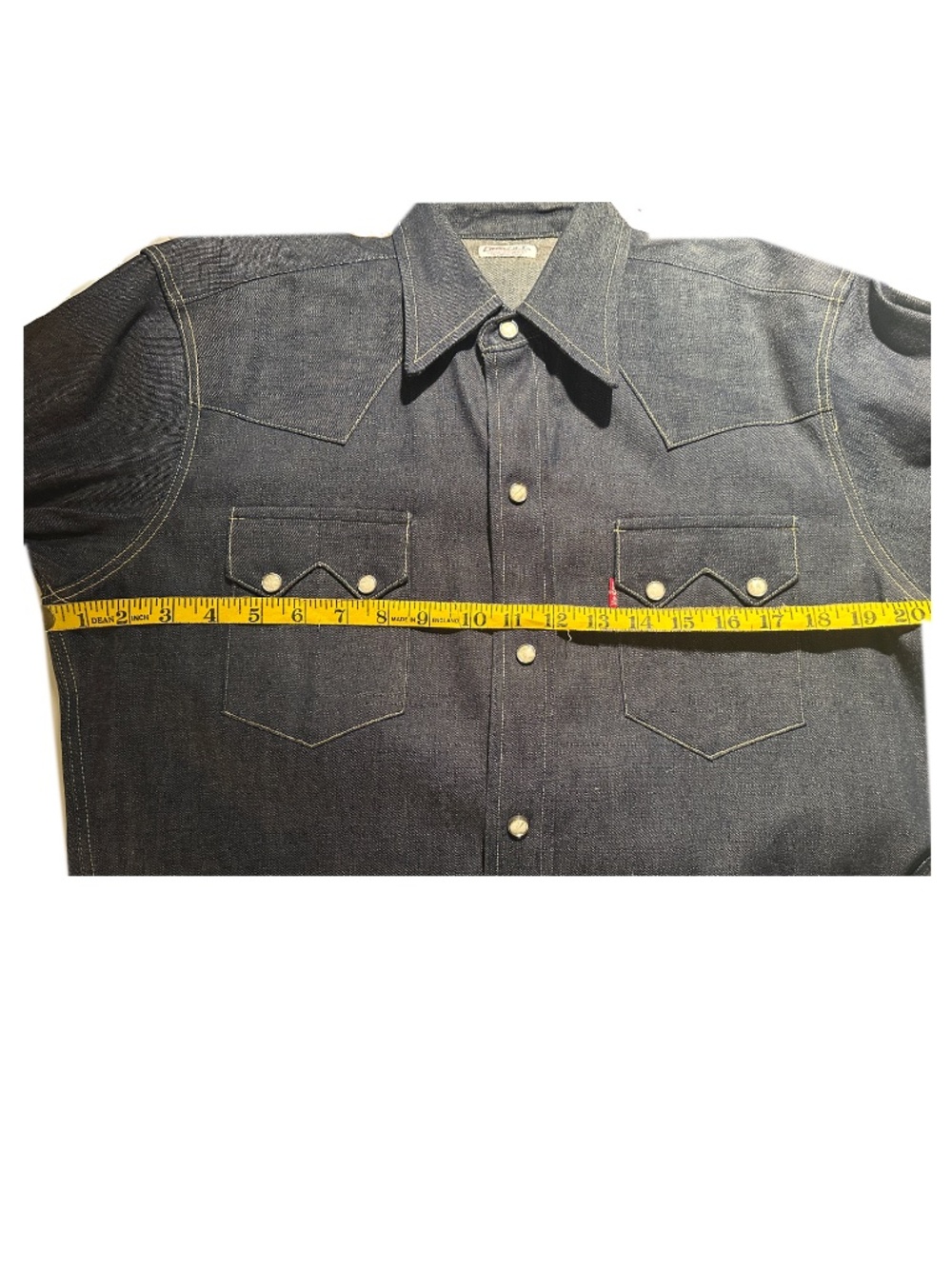 Levi's 'Big E' Denim Western Shirt - Picture 13 of 16